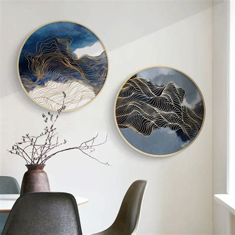 Buy Modern Round Oriental Wall Art With Frame at 30% Off – Staunton and ...