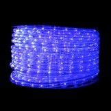 Blue LED Rope Light - 30 ft and 148 ft reel | Led rope lights, Decorating with christmas lights ...