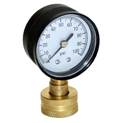 Water Source Water Test Pressure Gauge-WSPGH100 - The Home Depot