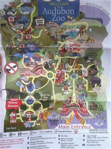 Audubon Zoo New Orleans Map - United States Map