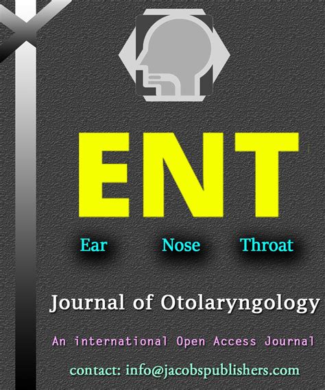 An International Journal of Otolaryngology... | Otolaryngology, Online journal, Journal