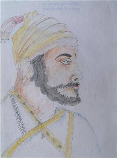 Chhatrapati Shivaji Maharaj Painting by Anukul Nanaware