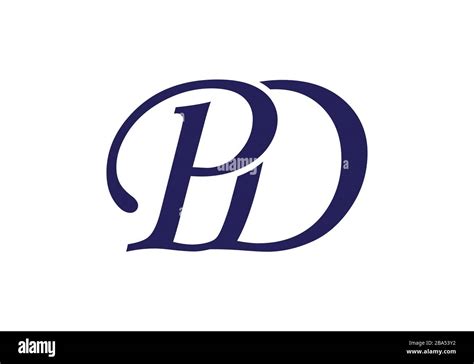 P D, PD Initial Letter Logo design vector template, Graphic Alphabet ...