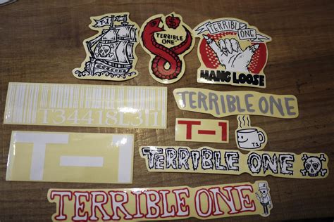 Del Mar BMX: TERRIBLE ONE STICKER PACK 2012!