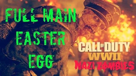 WW2 Nazi Zombies - Full Main Easter egg Gameplay - (wave 32) - YouTube