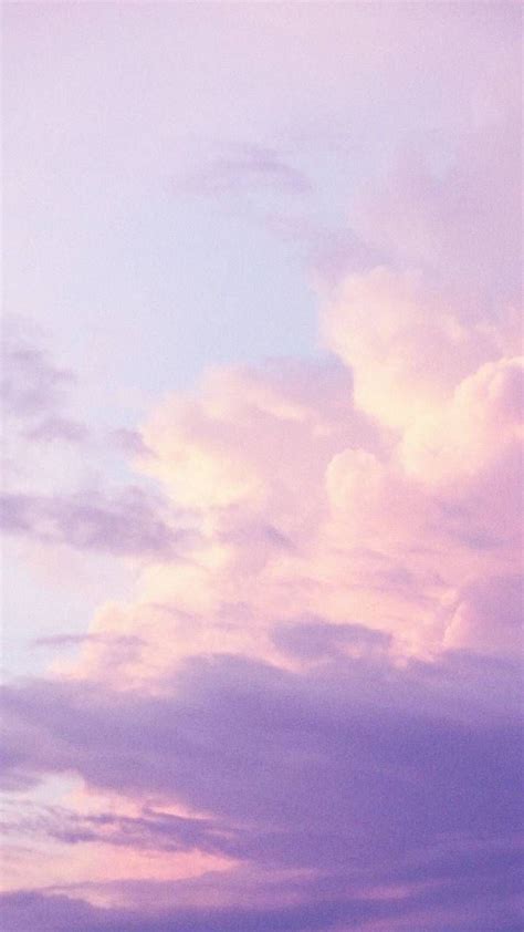 Wallpaper Aesthetic Purple Clouds - Download Free Mock-up