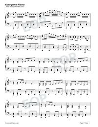 Senbonzakura Original Version-Hatsune Miku Free Piano Sheet Music ...