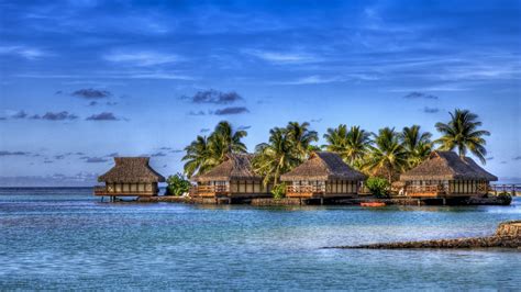 Maldives Island Hotel HDR | Full HD Desktop Wallpapers 1080p