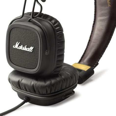 Marshall Major w/ Microphone // Black - Marshall Headphones - Touch of ...