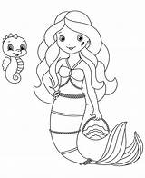 Free & Easy To Print Mermaid Coloring Pages  Tulamama sketch template