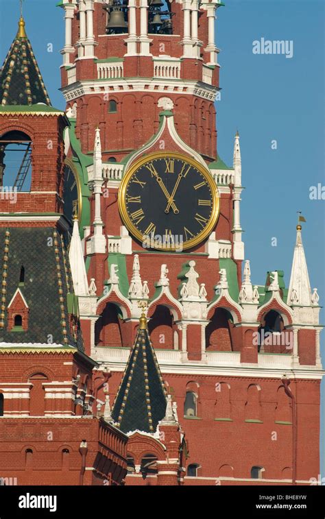 Moscow Kremlin towers Stock Photo - Alamy