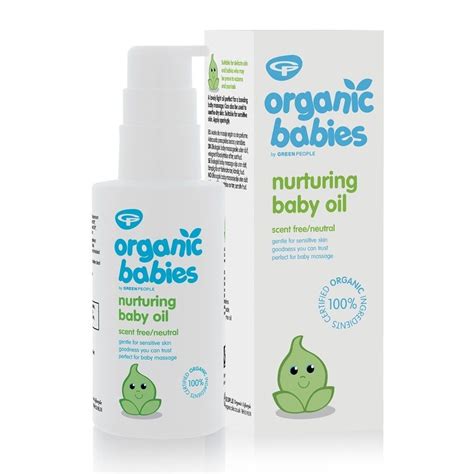 Organic Babies Nurturing Baby Oil - Scent Free 100ml - Zoom Baby | Organic baby lotion, Baby oil ...