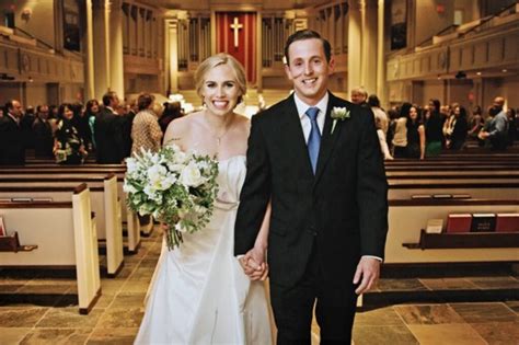 PHOTO Of Eliza Fletcher With Her Husband During Their Wedding At Church