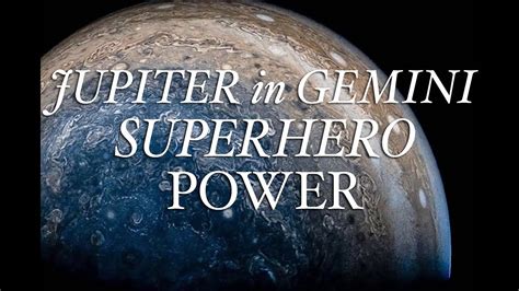 JUPITER IN GEMINI: Your Superhero Power! - YouTube