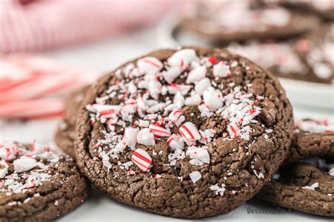 Chocolate peppermint cookies recipe - easy to make!