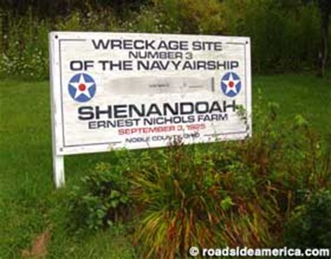 Shenandoah Airship Disaster Monument, Museum, Ava, Ohio