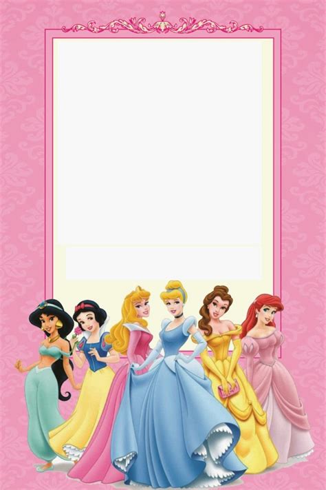 Disney Princess Party: Free Printable Mini Kit. Editable. | Oh My Fiesta! in english