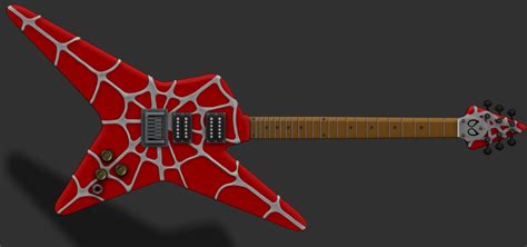 STL file Spiderpunk Guitar 🎸・3D printing model to download・Cults