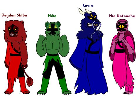 Nighlok Rangers AU Reference by MajoraCats on Newgrounds