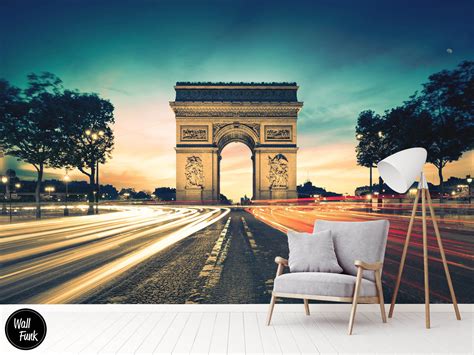 Removable City Mural Removable Paris City Wallpaper Mural | Etsy UK ...