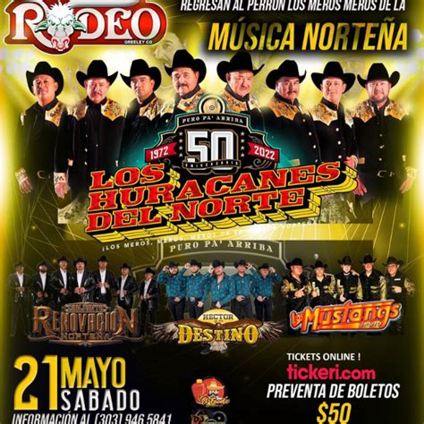 LOS HURACANES DEL NORTE, CONJUNTO RENOVACION NORTEÑA, HECTOR Y SU DESTINO, LOS MUSTANGS DEL ...