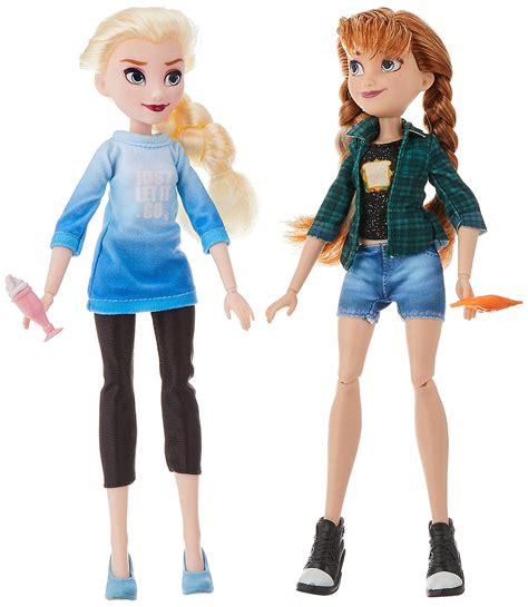 Buy Disney Princess Ralph Breaks The Internet Movie Dolls, Elsa & Anna Dolls with Comfy Clothes ...