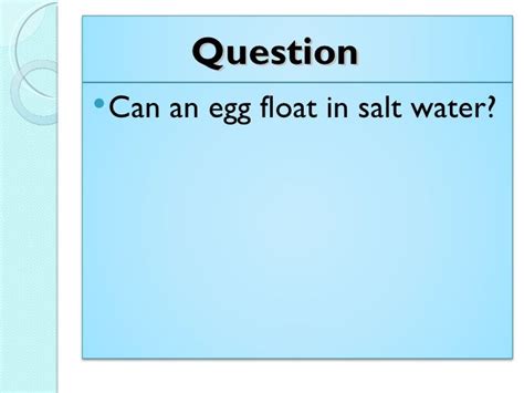 Floating Eggs