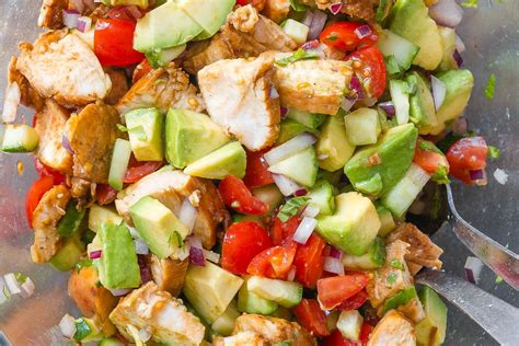 Healthy Avocado Chicken Salad Recipe – Chicken Avocado Salad Recipe — Eatwell101