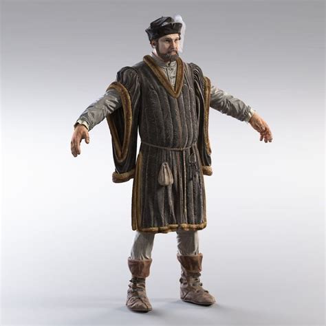 3d set medieval characters model | Character modeling, Medieval, 15th century clothing