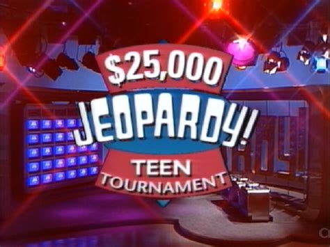 Image - Jeopardy! 1991 Teen Tournament title card.png - Game Shows Wiki