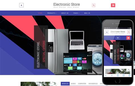 Electronic Store a Ecommerce Online Shopping Category Bootstrap ...