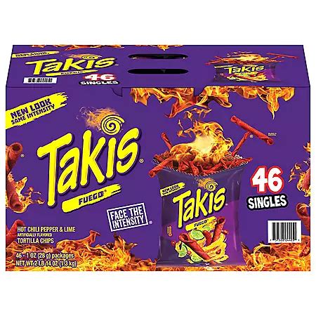 Takis Fuego (1 oz., 46 pk.) - Sam's Club