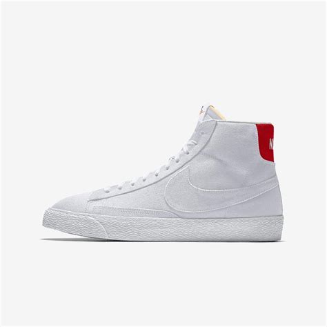 Nike Blazer Mid By You Custom Shoe in White for Men - Lyst