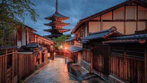 Kyoto, japan, temple, city, buildings, houses, HD wallpaper | Peakpx