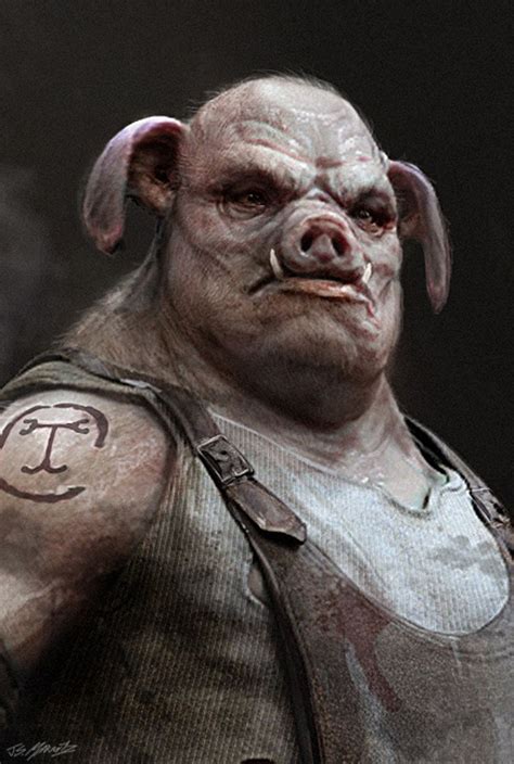 Pig Man by JSMarantz on DeviantArt | Pig art, Character art, Animal heads