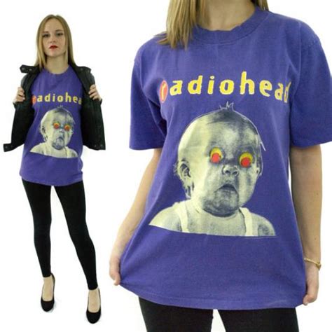 Vintage 90s RADIOHEAD Pablo Honey Tour T Shirt Sz L