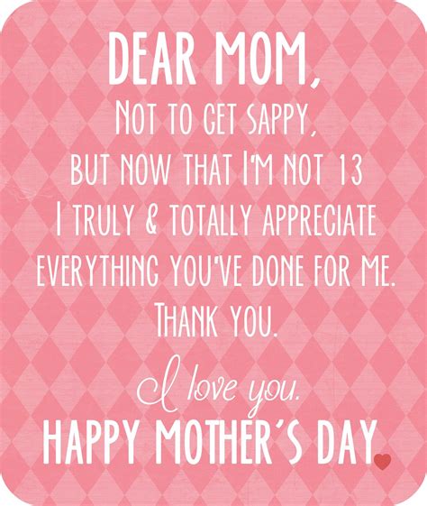 Printable Mothers Day Quotes