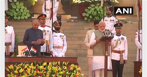 Narendra Modi takes oath as Prime Minister for a second term