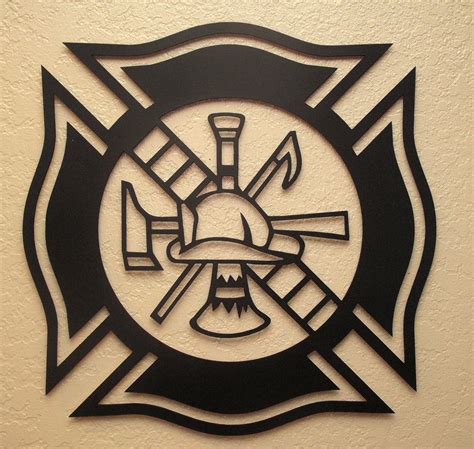 Firefighter Maltese Cross Tattoo