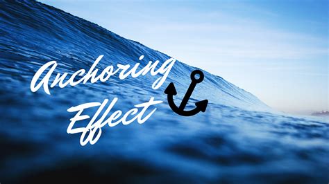 The anchoring effect - denipodX