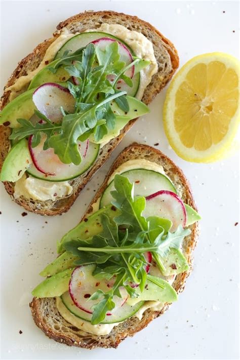 Hummus Avocado Toast | Skinnytaste