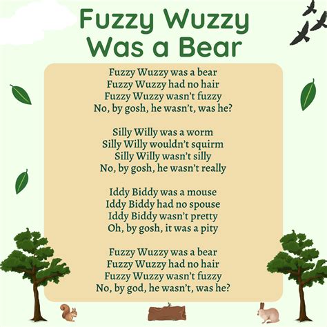 Fuzzy Wuzzy Was a Bear Lyrics, Origins, and Video