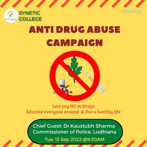 Anti Drug Abuse Campaign - Synetic Business School