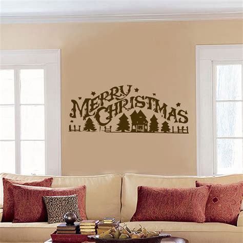 Merry Christmas - Rustic Wall Decal Sticker Graphic