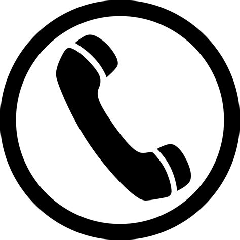 Phone Symbol Vector Free Download