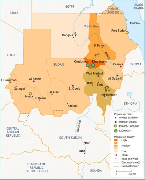 Population of Sudan