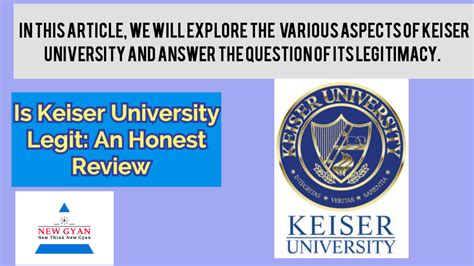 Is Keiser University Legit: An Honest Review - New Gyan