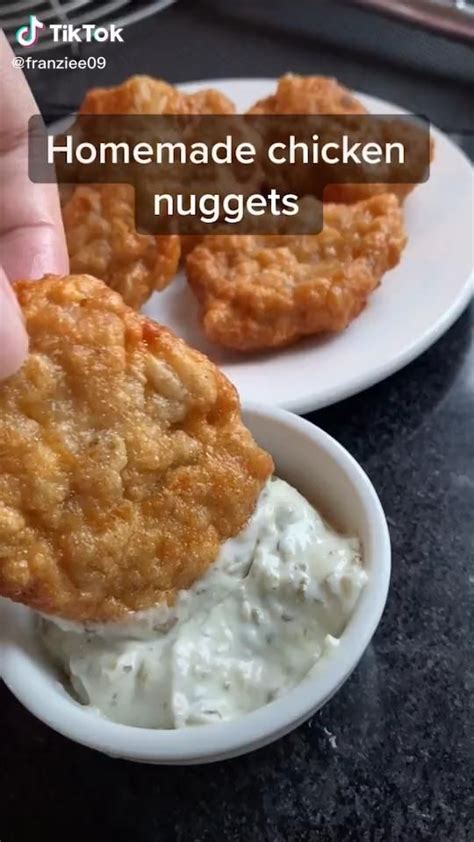 Easy Homemade Chicken Nuggets Recipe Food TikTok [Video] | Chicken nugget recipes, Food videos ...