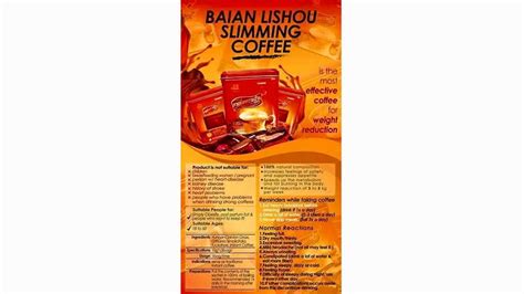 LISHOU SLIMMING COFFEE - Expat Media