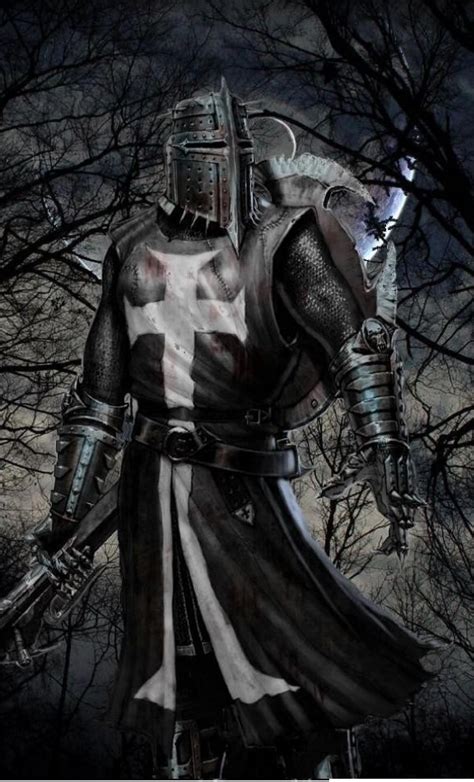 The Black Knight | Knight tattoo, Knights templar, Crusader knight